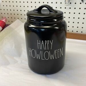 Rae Dunn Happy Howloween Canisyer